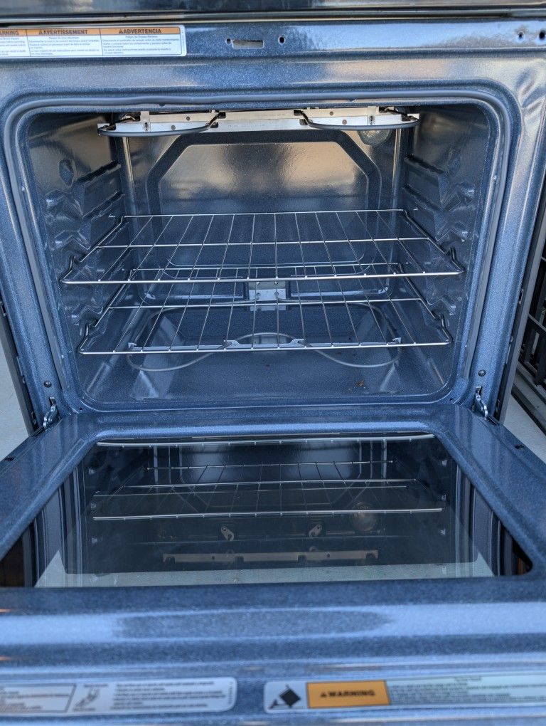 Whirlpool Glass Top Electric Range Oven All Black