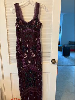 Adrianna Papell beaded gown