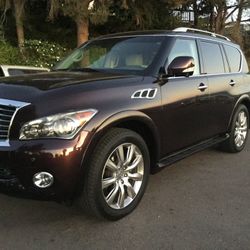 2014 Infiniti Q56 Low Miles, Garage Kept, Maintenance Records, Beautiful SUV, Panoramic 4 Ways Camera & Much More 