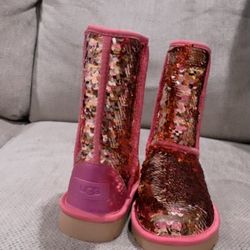 Pink Sparkly Ugg Boots 