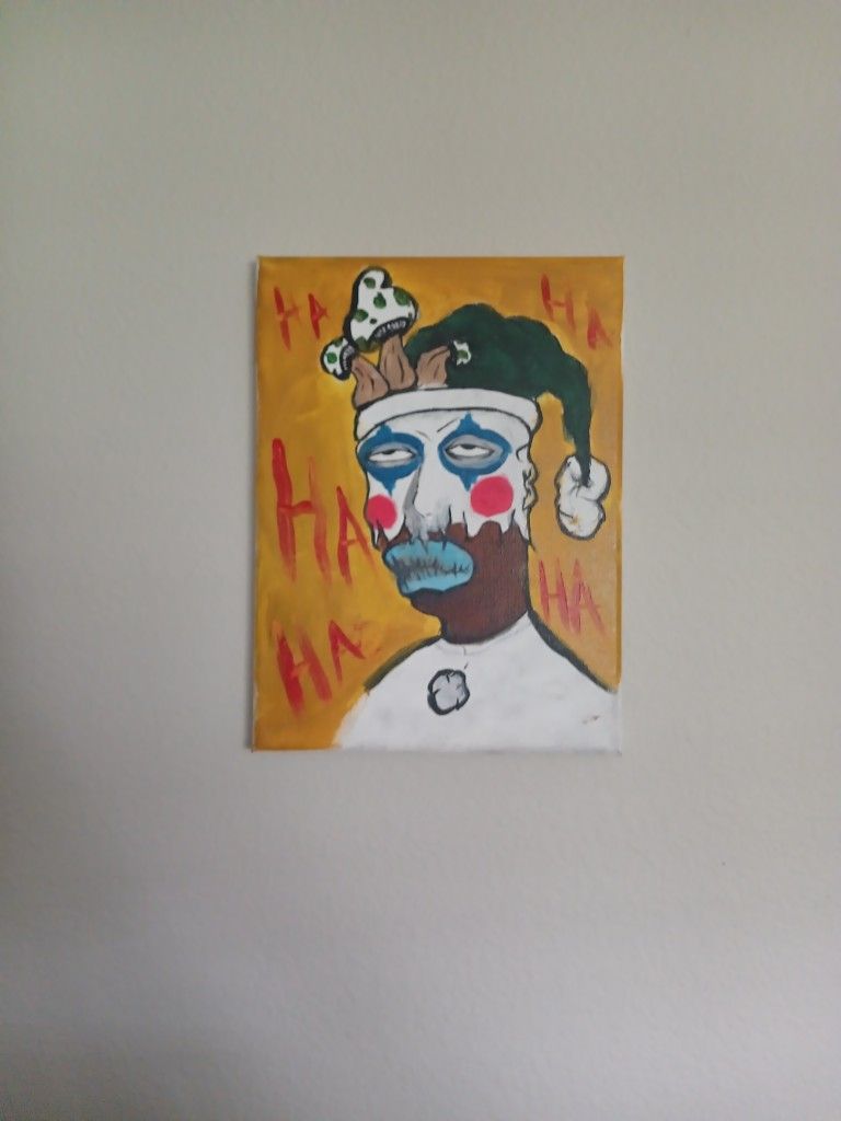 Sad Clown Original Painting