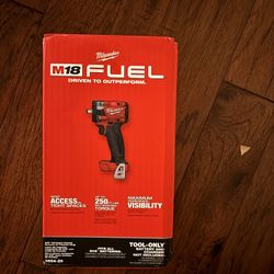 M18 FUEL GEN-3 18V Lithium-Ion Brushless Cordless 3/8 in. Compact Impact Wrench with Friction Ring (Tool-Only)