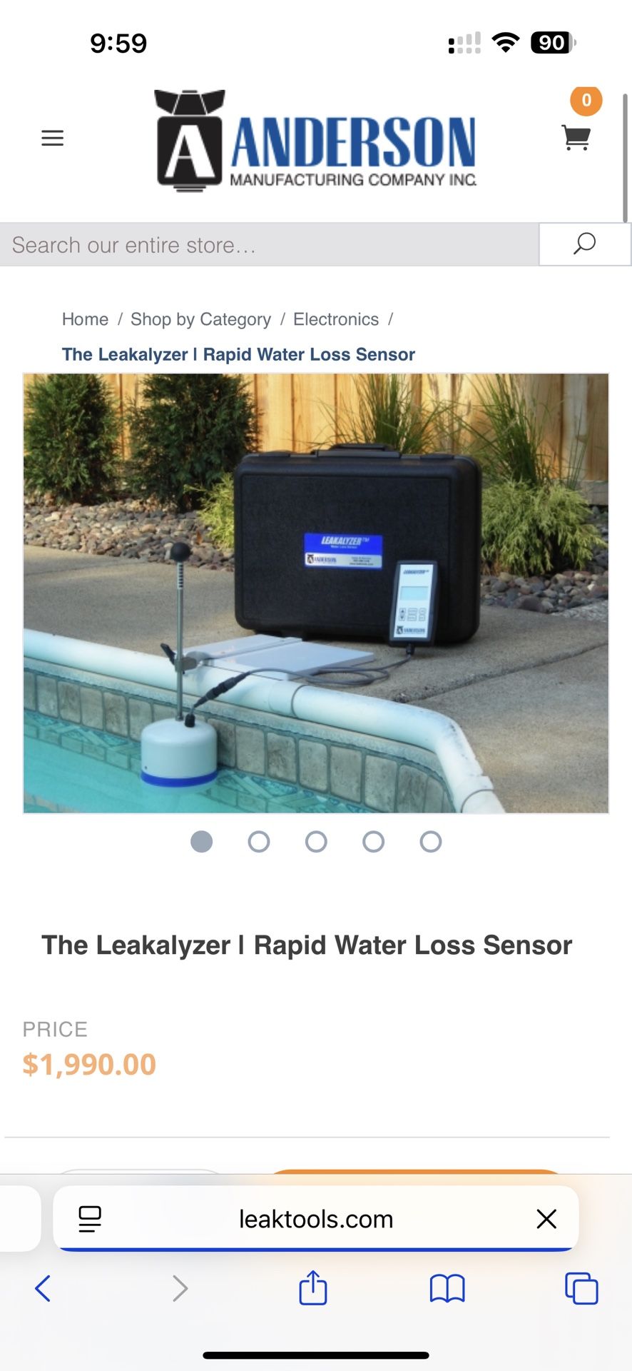 Leakalyzer Pool Leak Detection