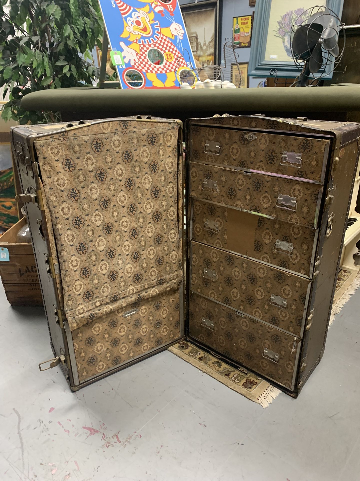 Antique Steamer Trunk