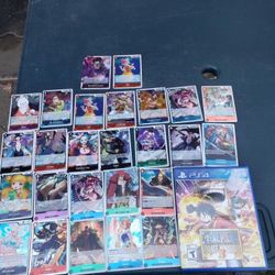 Games & Toys Not Included. It can be for extra... Gold One piece holo glowing cards collection for $600 or dragon ball Z cards $600. All for $1000! Or