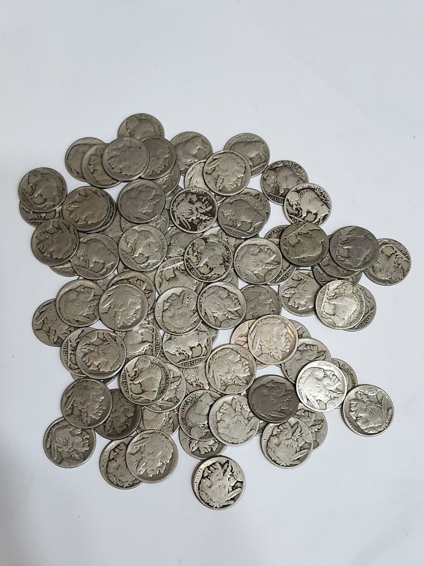 Lot Of (86) Part Date Buffalo Nickels All From The 1920’s All With Mint Marks