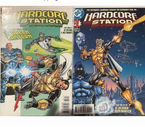 Two Hardcore Station comics