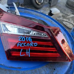 2016 - 2017 Honda Accord Tail Light Driver Side Trunk LED
