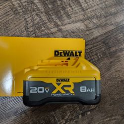 Battery Dewalt 8AH XR powerpack 90each