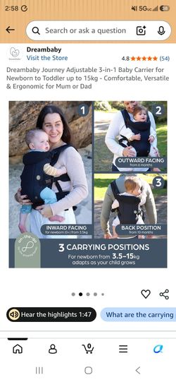 Baby carrier 3 in 1