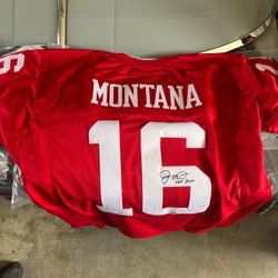 Joe Montana Signed Jersey