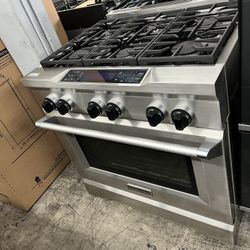 Kitchen Aid Stainless Steel 36” Range Dual Fuel