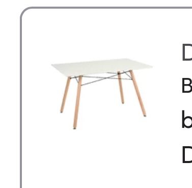 White Table $50 3ft By 4ft