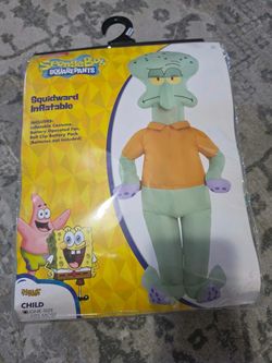 Squidward inflatable SpongeBob Square pants Halloween customs