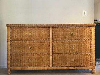 Wicker Dresser