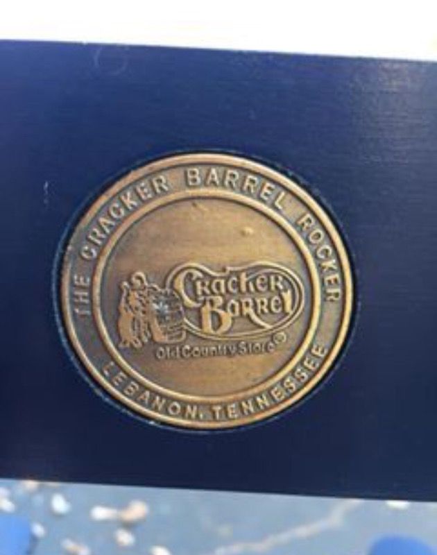 Cracker Barrel Marine Corps Rocking Chairs