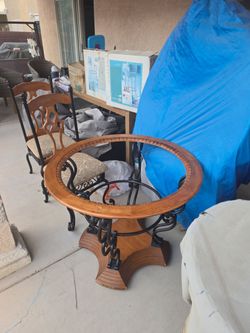 Kitchen table with two chairs
