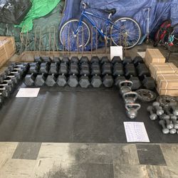 Hex Dumbbells New 10lb - 50lb. $17 - $85