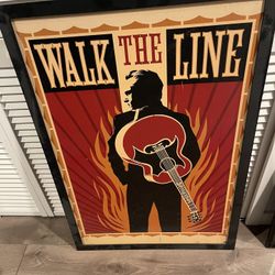 Johnny Cash Framed Art