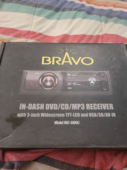 Brand new car radio, unopened