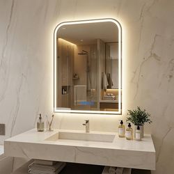 Antok LED Bathroom Mirror 24”x32”