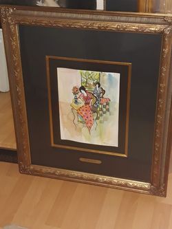 TARKAY water color painting Authentic