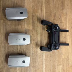 3 Batteries And Controller For DJI mavik Pro