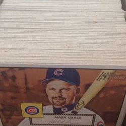 2001 Topps Heritage Baseball Card Lot