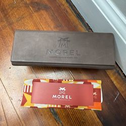 Signature Brown Leatherette Case with Red Accent Sleeve