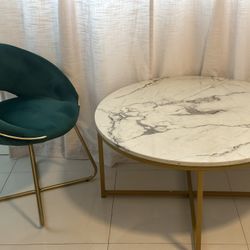 Coffee Table & Chair Set