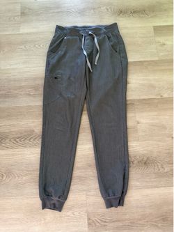 FIGS Scrubs Technical Collection Graphite Gray Size Small Tall Joggers