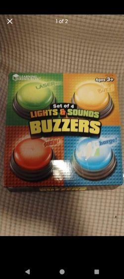 4 Pack Of Lights & Sounds Game Buzzers