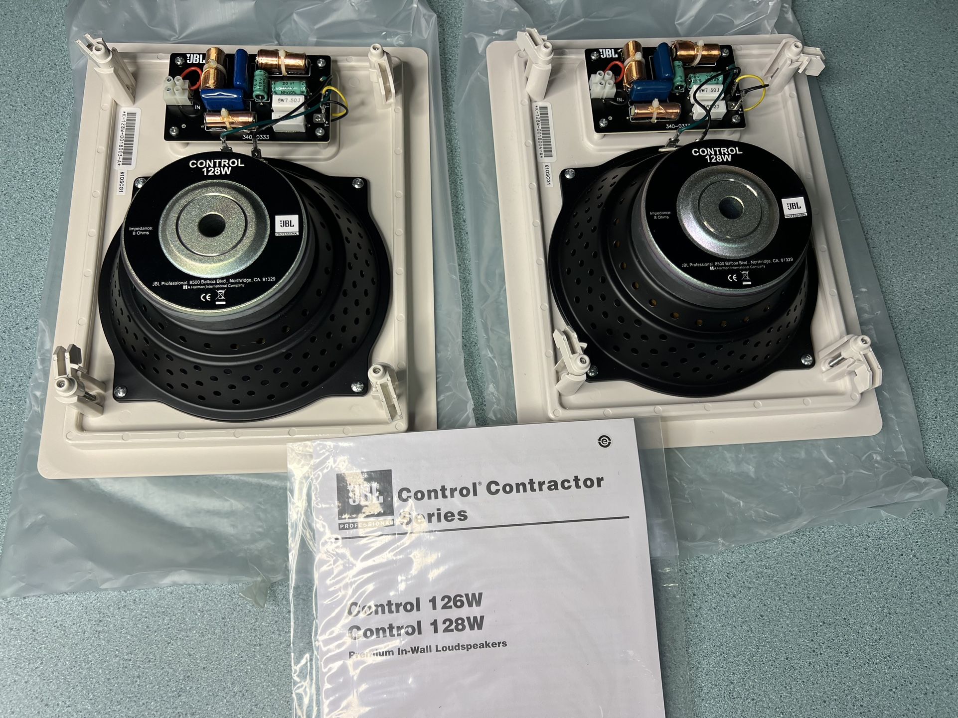 JBL Control 126W 6.5" 2-Way 100W In-Wall 8-Ohm Installation Speakers (Pair - View #7