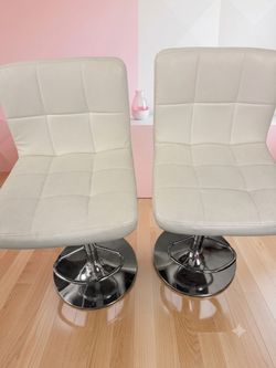 White barstools
