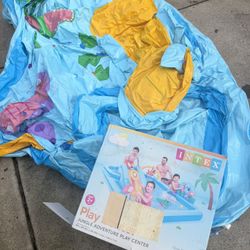 Kids Inflatable Pool, Slide, Splash Pad 