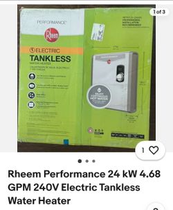 Rheem Electric Tankless Water Heater