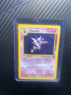 Pokémon Cards Haunter Fossil