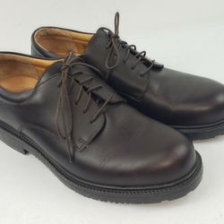 Clarks Brown Leather Lace up Waterproof Oxfords Italian Shoes Mens 10 M