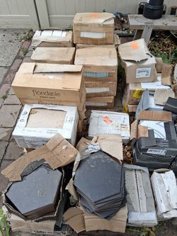 CERAMIC FLOOR TILE, SUBWAY, HEXAGON, SQUARE PRINT. ASKING $300!!! CASH ONLY!!!