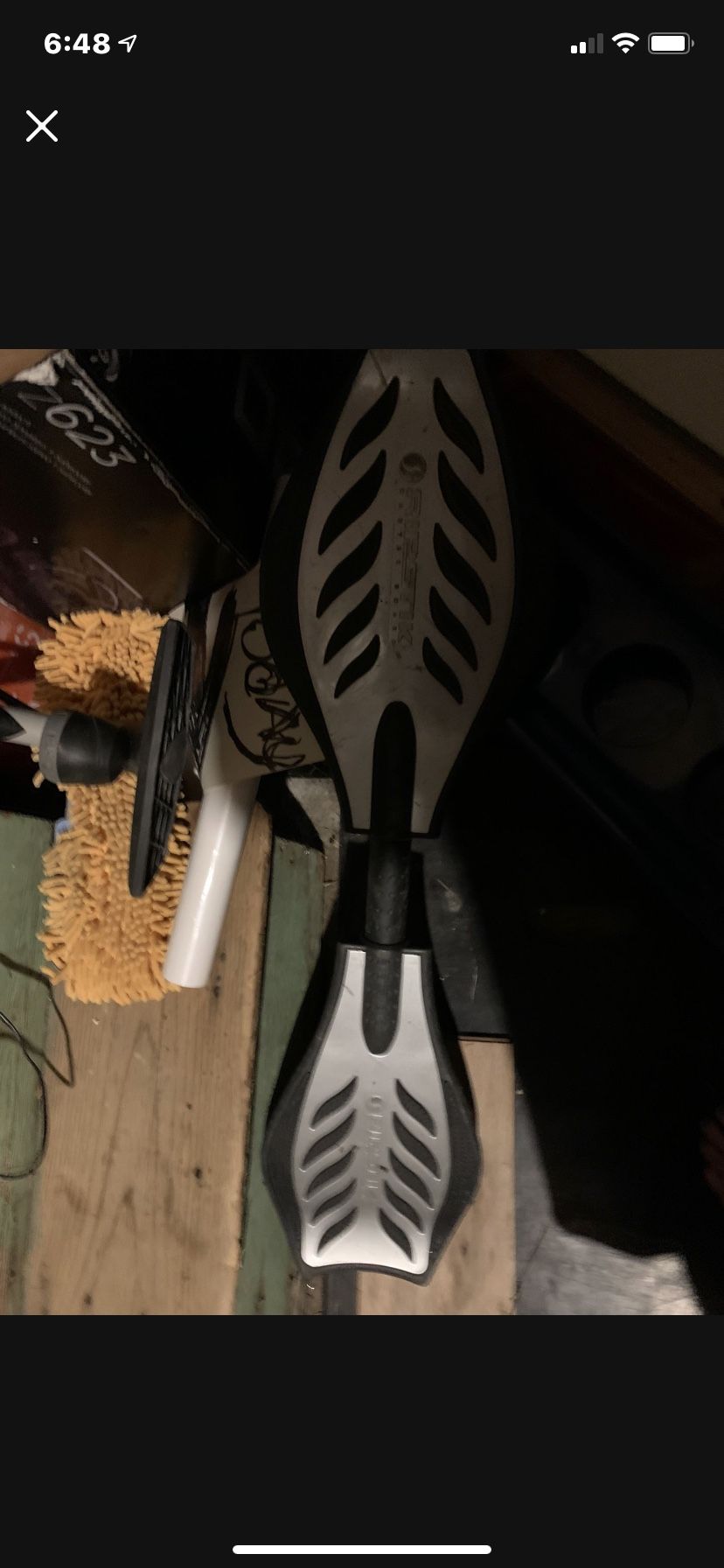 Nearly new silver Ripstick, sorry for the bad photo