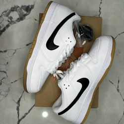 White SB Dunks