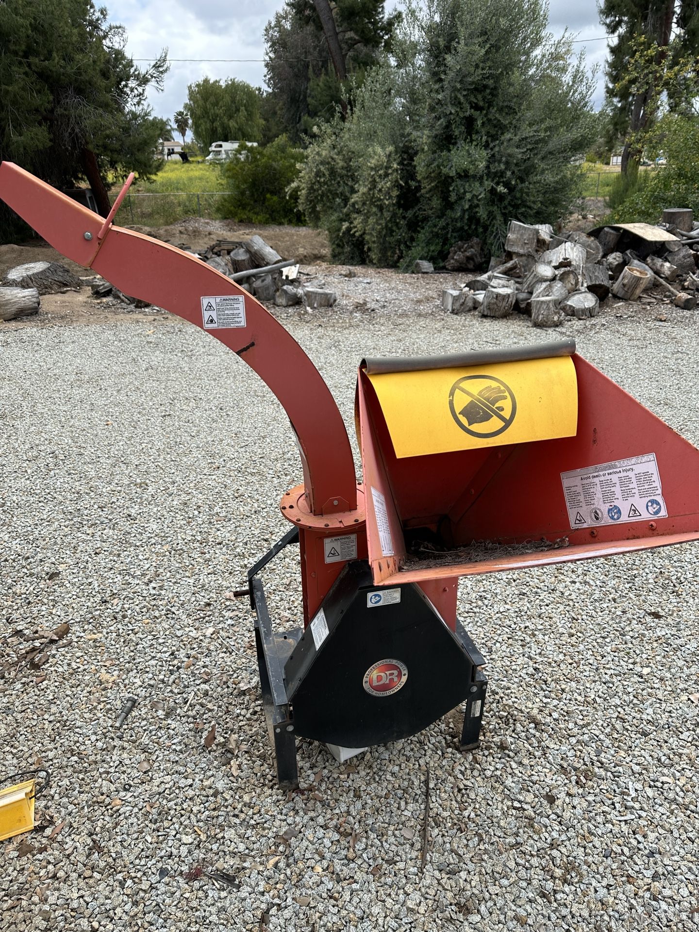 DR PTO Wood Chipper (self feeding) for Sale in Wildomar, CA OfferUp