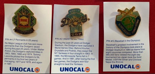 Unocal dodgers six pins