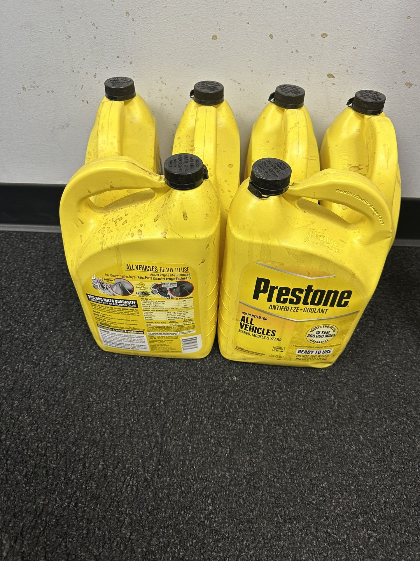 Prestone Antifreeze 6 Containers 