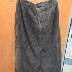 St. johns Bay Velvet Skirt Size 16 Great Shape