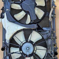 2010 honda odyssey complete radiator assembly