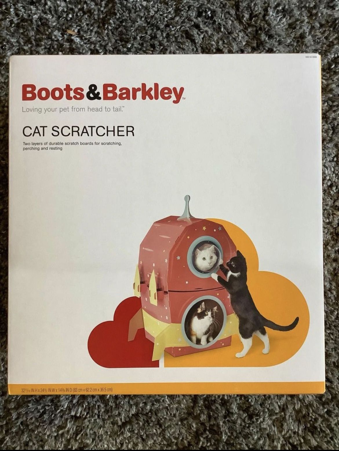 Brand New Cat Scratcher Spaceship