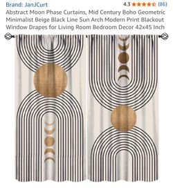 black out curtains (6 total)