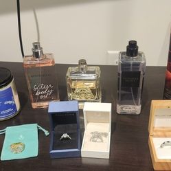 Victorias Secret Sprays/perfume/Rings/Candle