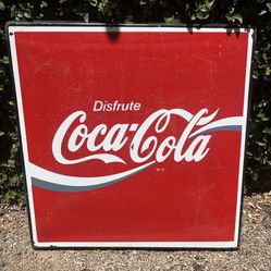 Metal Mexican Coca Cola Sign